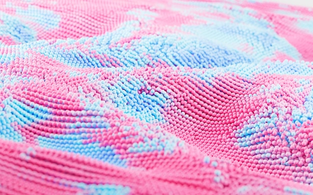 Ręcznie wyszywana tkanina z delikatnym wzorem